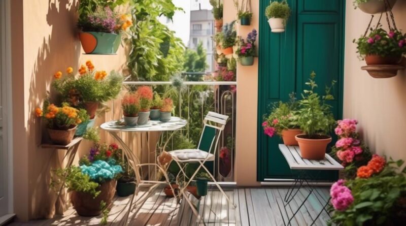 balcony garden transformation idea