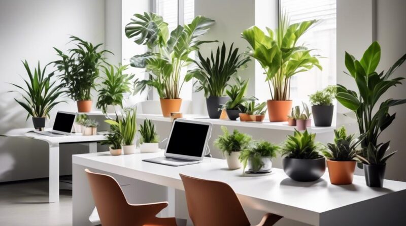 benefits of indoor office plants