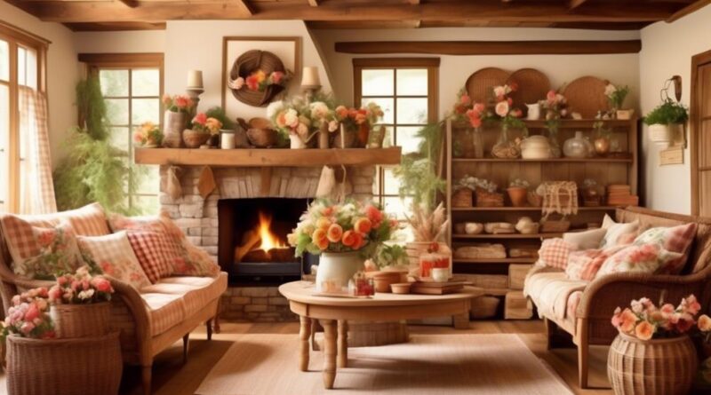 country chic home decorating