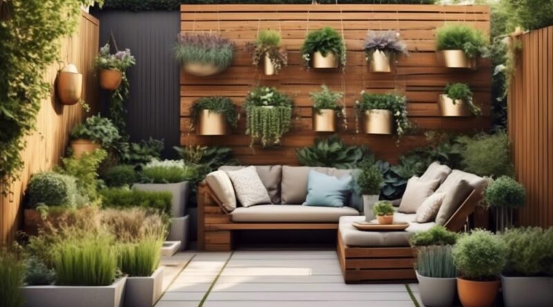 creative ideas for small backyards