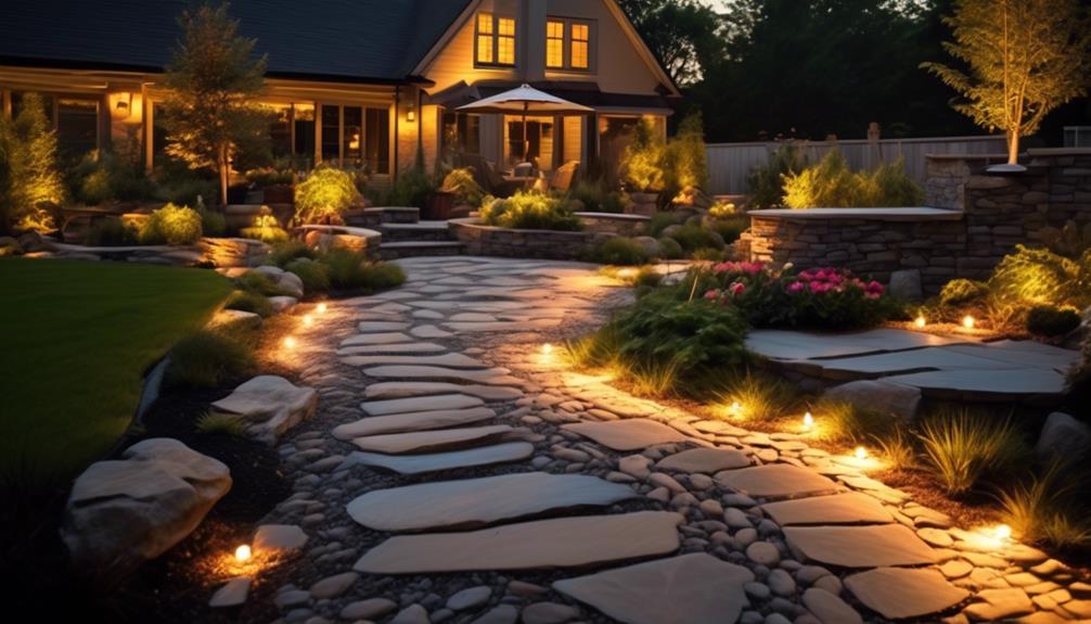 enhancing outdoor spaces with lighting