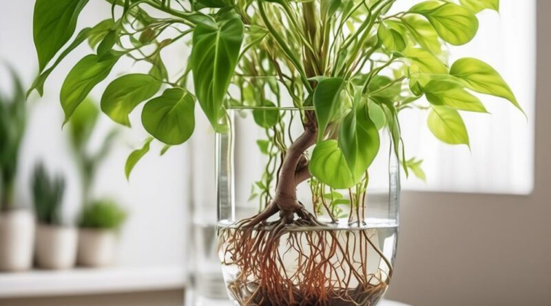 indoor plants thrive in water