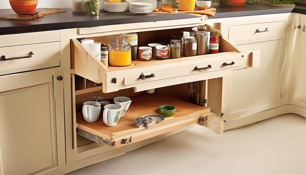 maximize under cabinet storage space