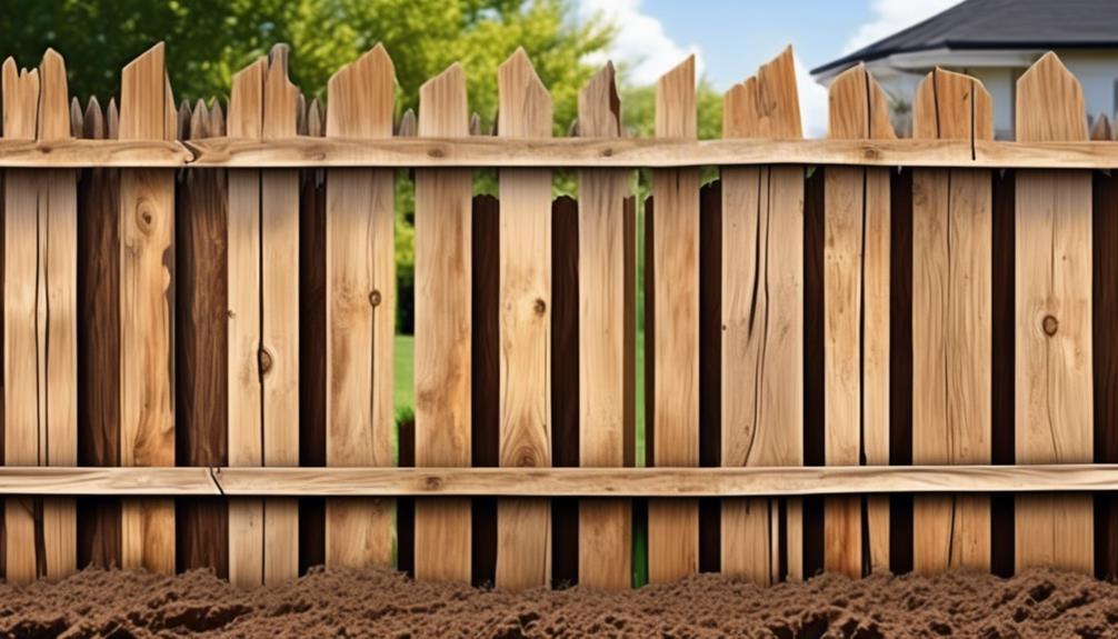 upgrading old dilapidated fences