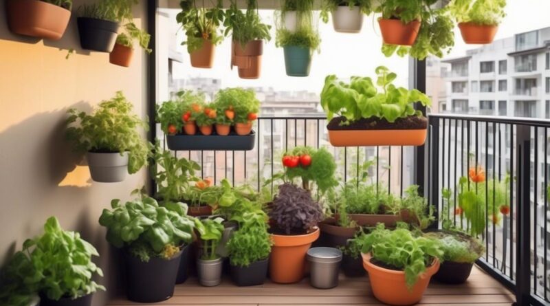 apartment balcony vegetable gardening