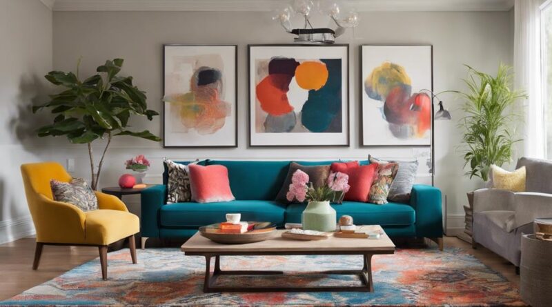 balanced color in interiors