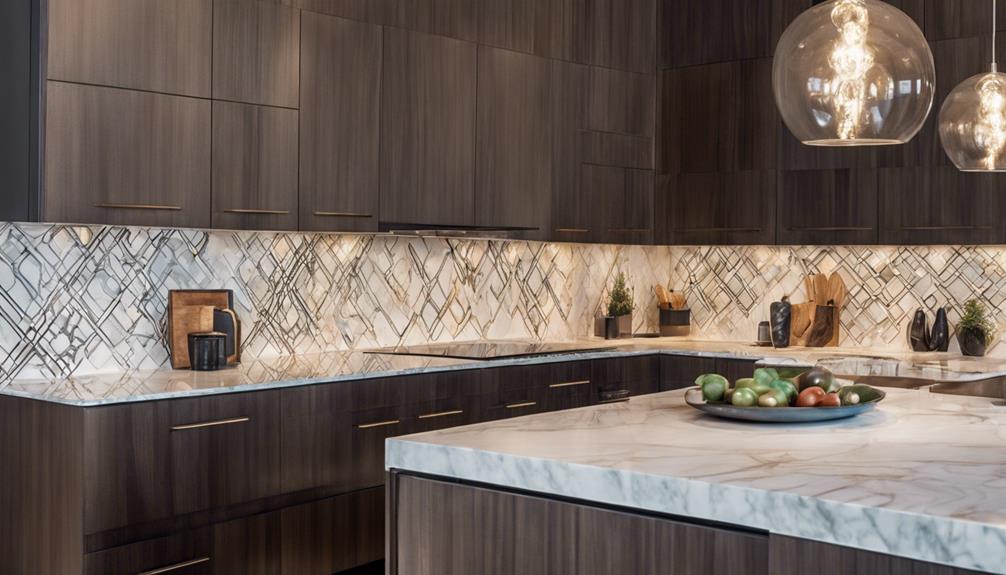 beautiful tile backsplash update