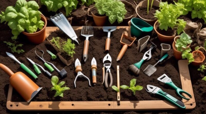 essential tools for vegetable gardening