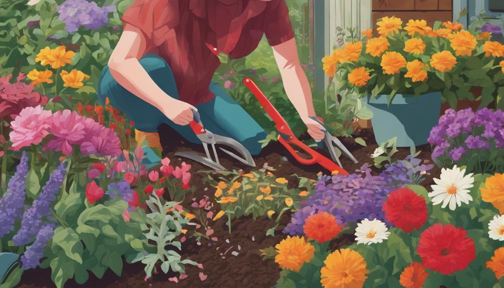 gardening maintenance for flowers