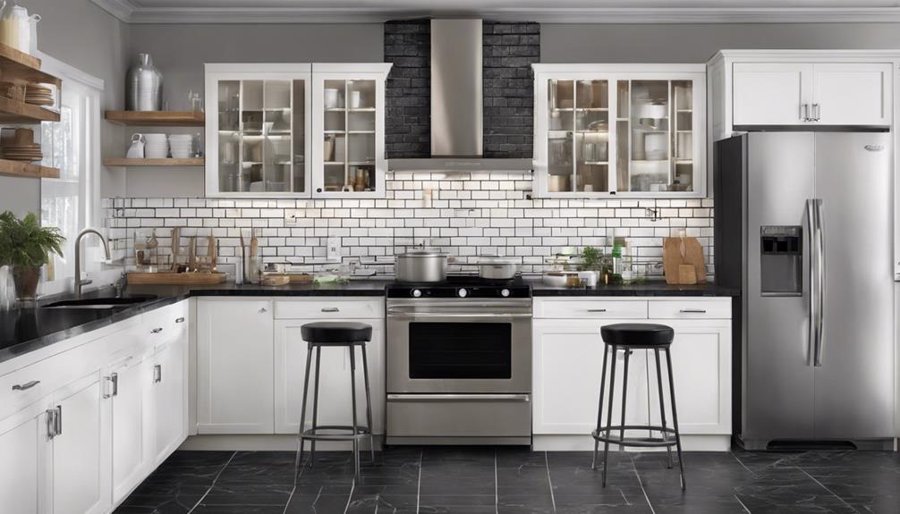 granite and backsplash design