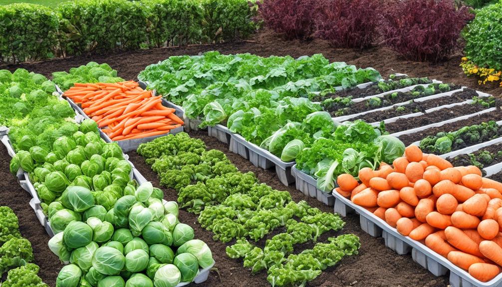 harvesting vegetables in autumn