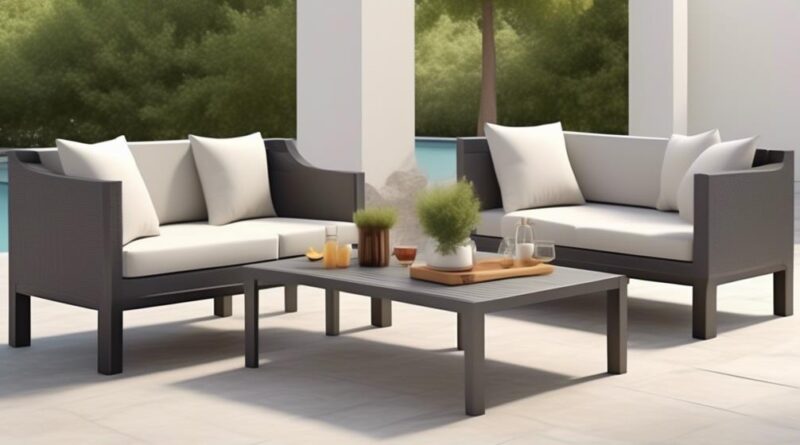 low maintenance outdoor seating choices