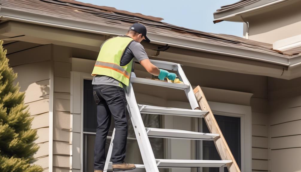 maintaining roofs and gutters