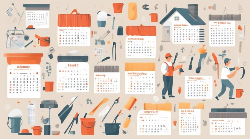 monthly home maintenance checklist