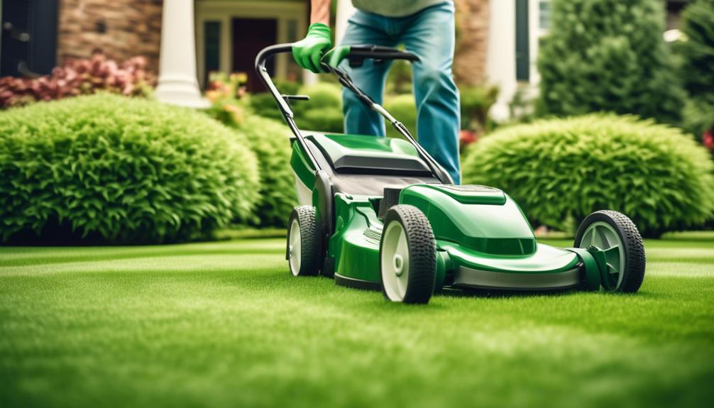 mowing watering fertilizing landscaping