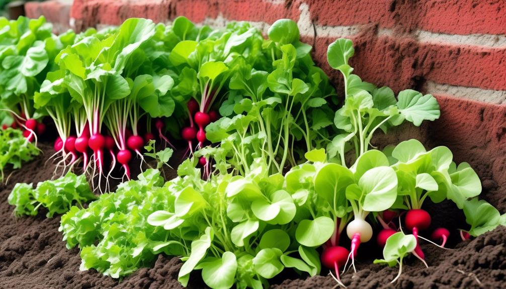 small red root vegetables