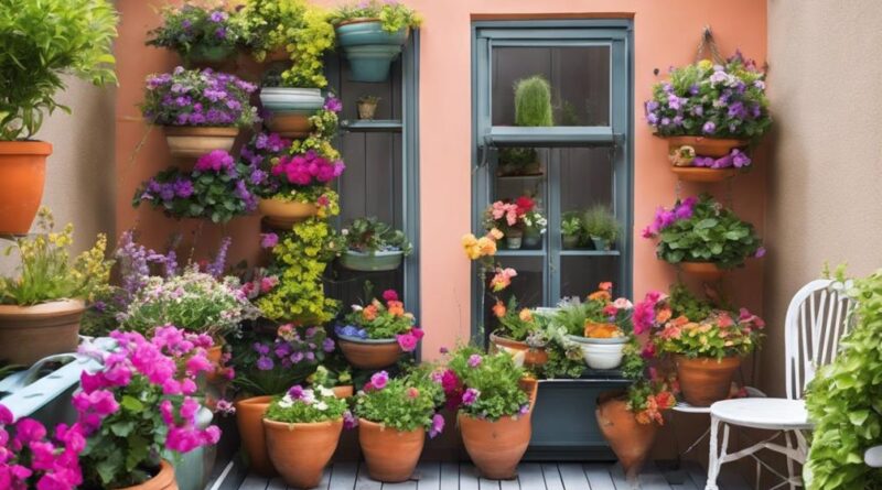 small space flower gardening