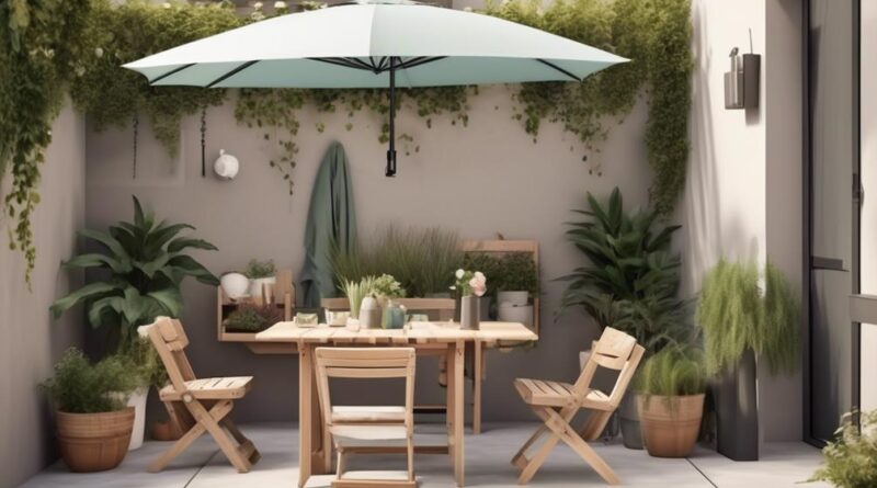 space saving patio furniture sets