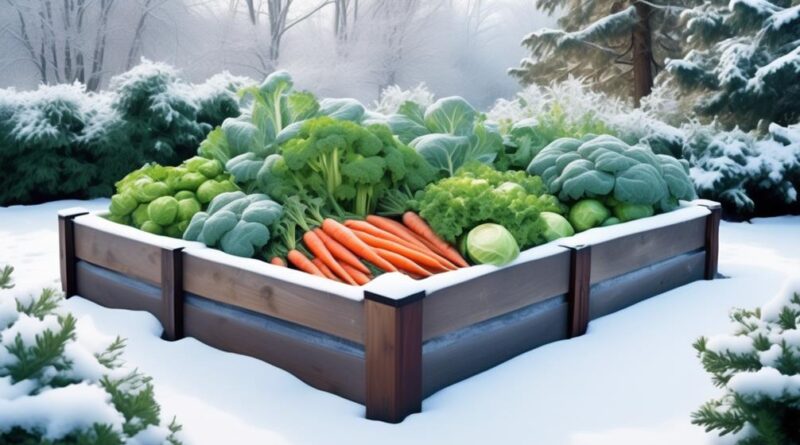 thriving in chilly vegetable gardens