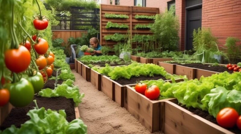 urban vegetable gardening advice