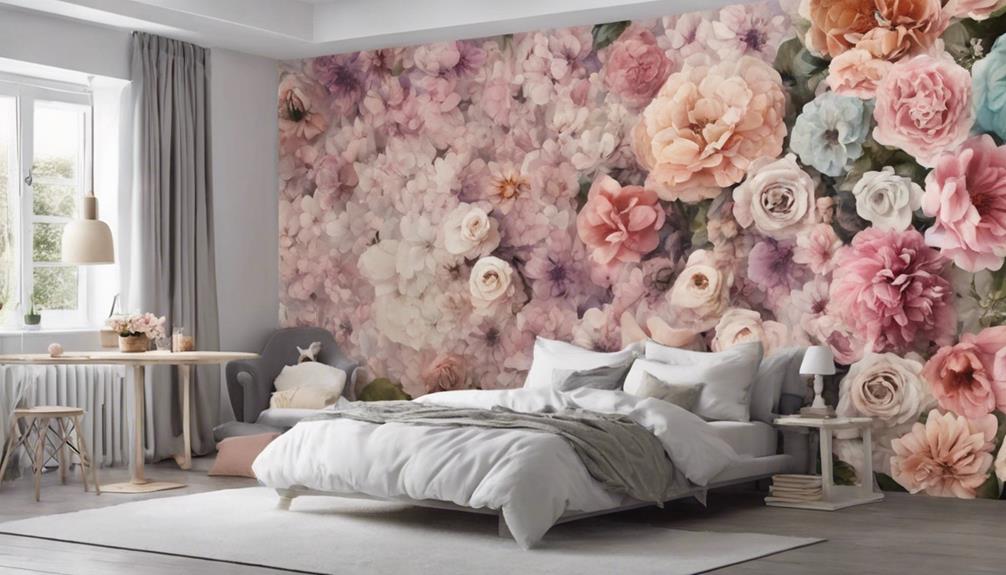 diy floral bedroom theme