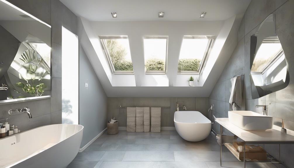 maximizing light in bathrooms