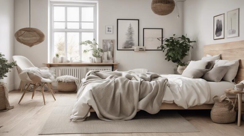 scandinavian bedroom design elements