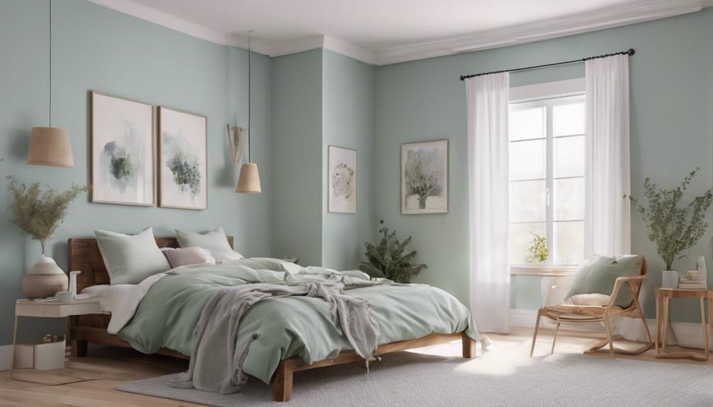 tranquil wall paint options