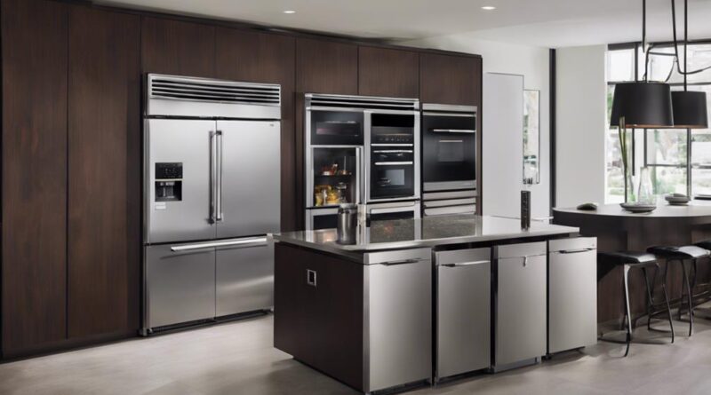 appliance selection for modern kitchens