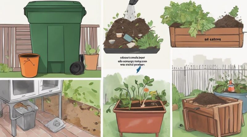 composting tips for small spaces