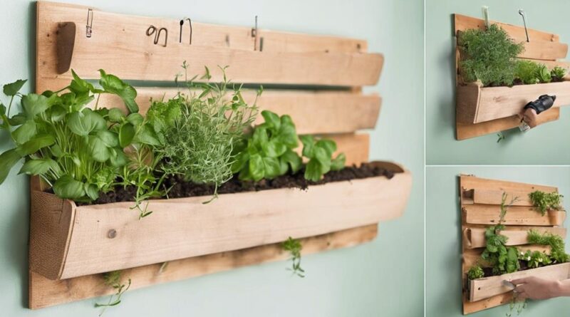 diy vertical herb garden