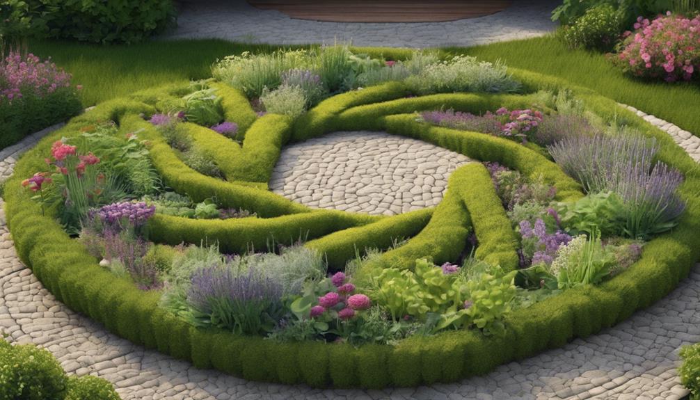 garden design with herbs