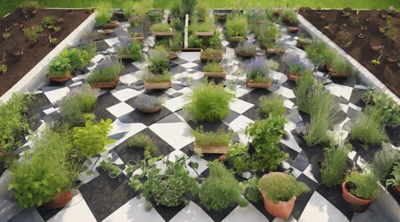 herb garden layout ideas