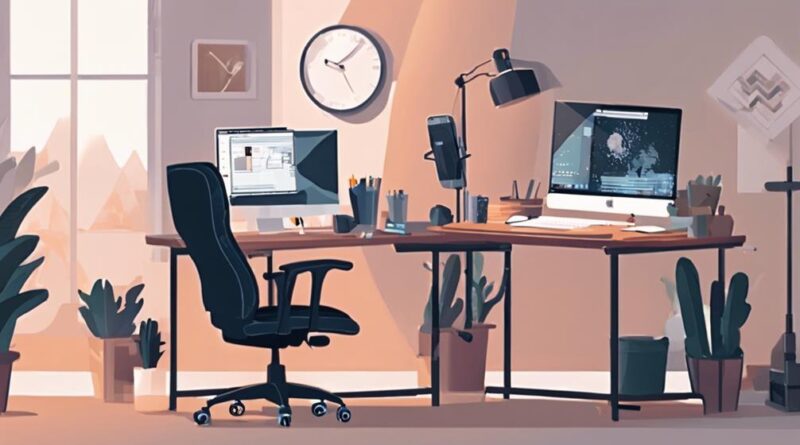 ideal home office ergonomics