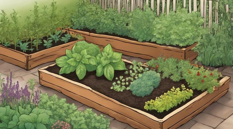 maximize herb garden production