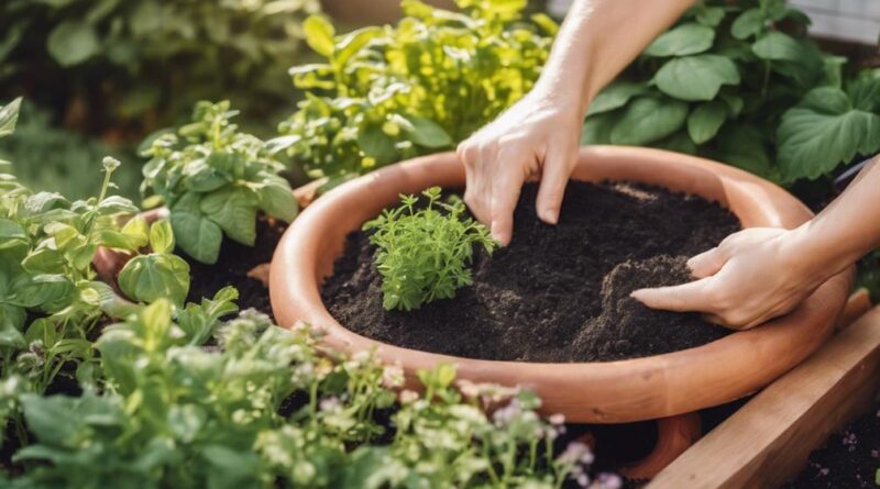 optimizing herb garden fertilization