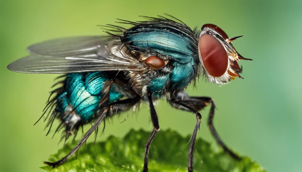 parasitic flies with bristles