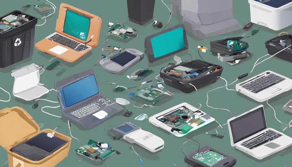 recycling non working electronic devices