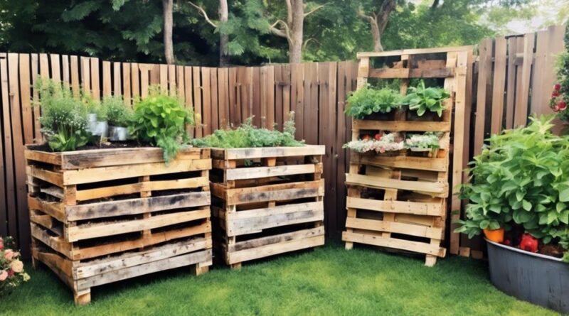 repurpose pallets for compost